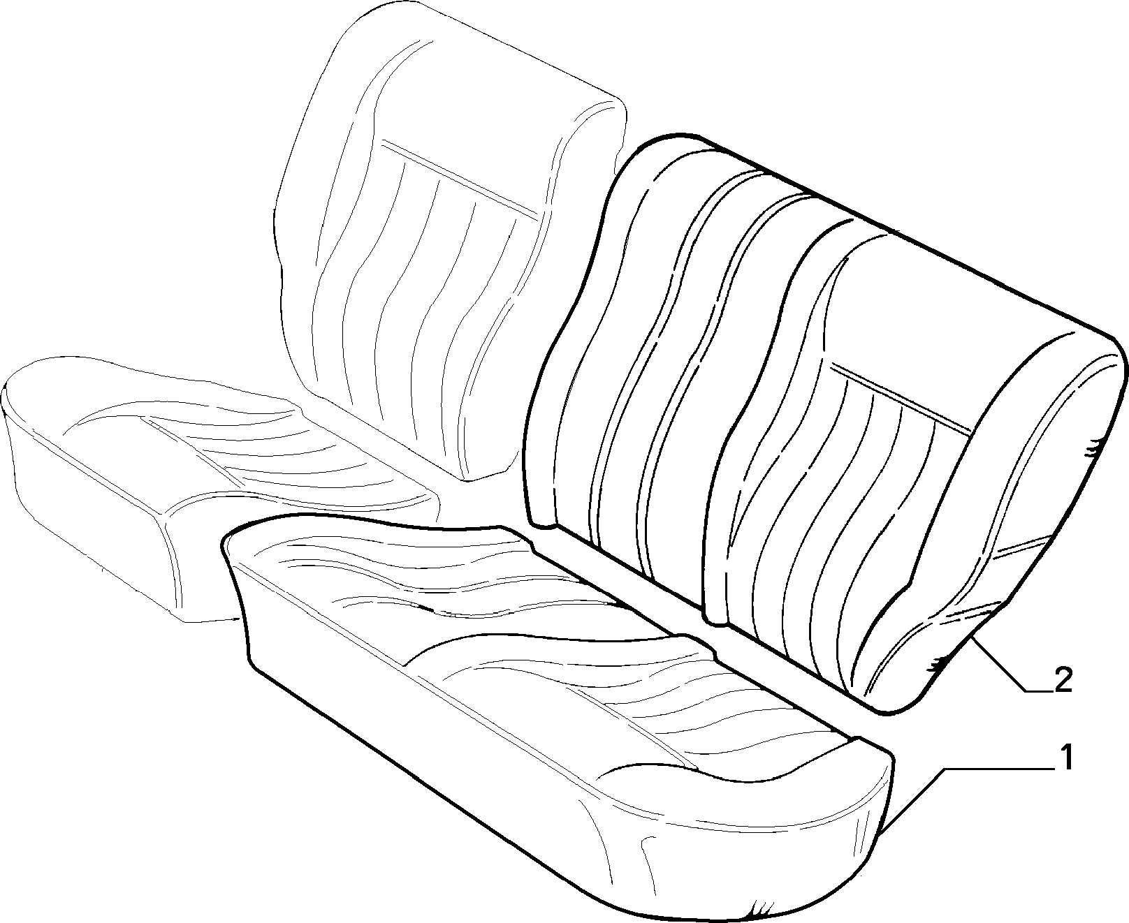70615/02 REAR SEAT LINING