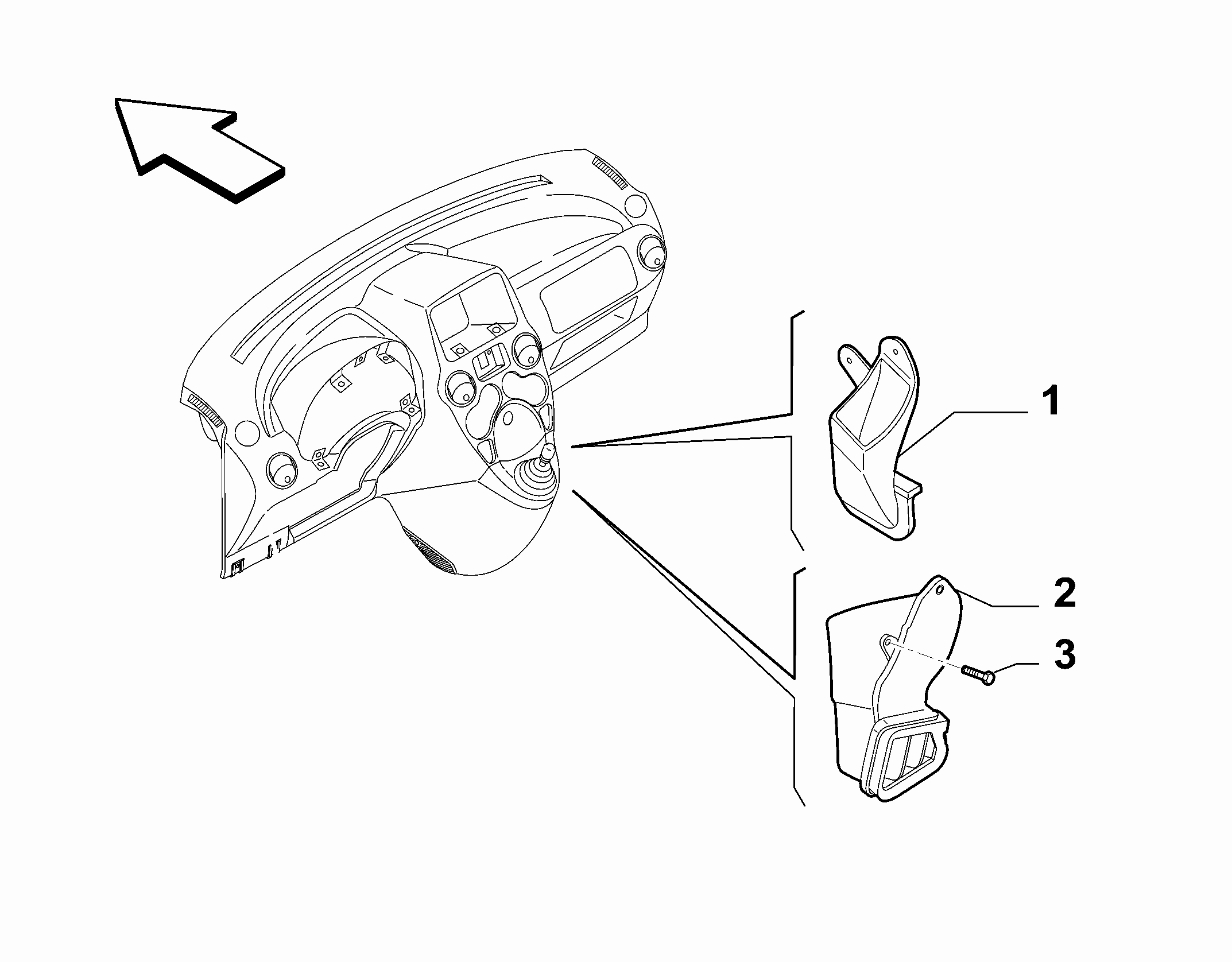 50101-060 FRONT AIR DUCT